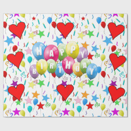 Papel De Presente Feliz aniversário!