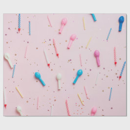 PAPEL DE PRESENTE FELIZ ANIVERSÁRIO