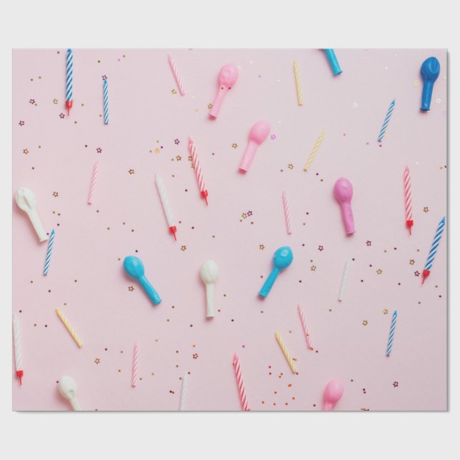 PAPEL DE PRESENTE FELIZ ANIVERSÁRIO (Aberto)