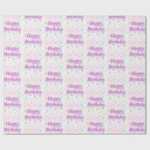 Papel De Presente Feliz aniversário!