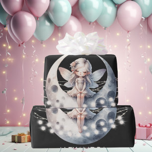 Papel De Presente Feliz Aniversário da Primeira Rapariga Mágica