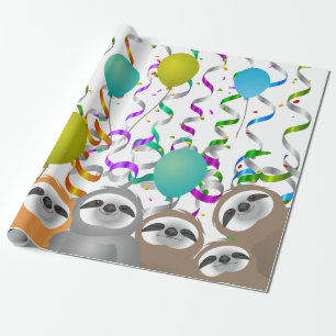 Papel De Presente Feliz aniversário das noites