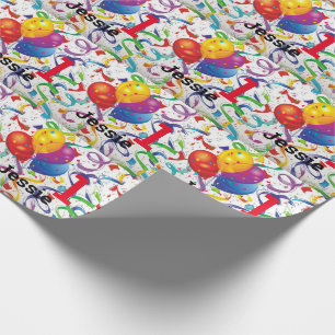 Papel De Presente Feliz Aniversário Feliz da Criança Personalizar No