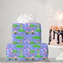Feliz Aniversário Tema Golfe Feminino