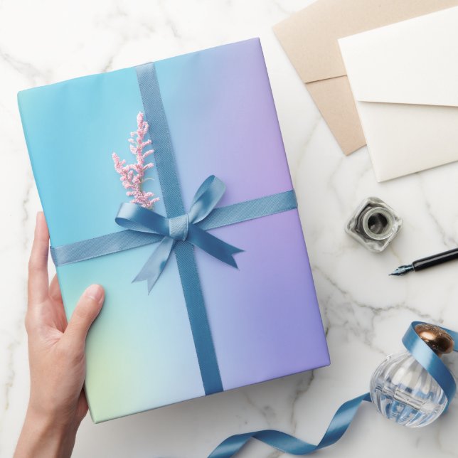 Papel De Presente Feliz ano novo e papel embrulhado abençoado (Presentear)