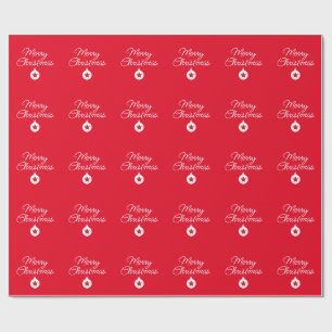 Papel De Presente Feliz Ano Novo Natal Alegre Temporada de Feriados