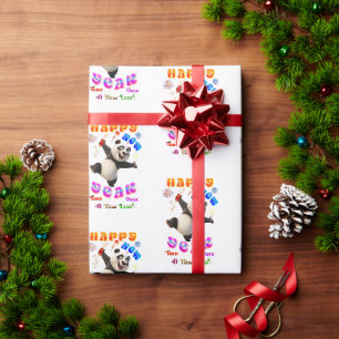 Papel De Presente Feliz Ano Novo Recomece