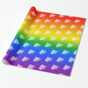 Papel De Presente Feliz Birthgay