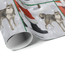 Papel De Presente Feliz de Natal do Klee Kai