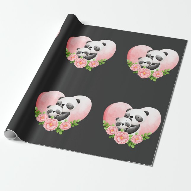 Papel De Presente Feliz dia de as mães Para A Melhor Mãe (Desenrolado)