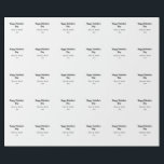 Papel De Presente Feliz dia dos namorados adicione nome data simples<br><div class="desc">projeto</div>