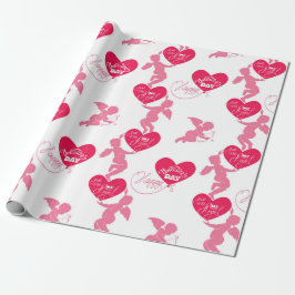 Papel De Presente Feliz Dia Dos Namorados Você É Meu Anjo