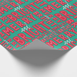 Papel De Presente Feliz e Brilho