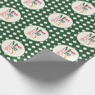 Papel De Presente Feliz e vintage brilhante colorida Natal