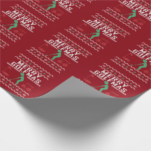 Papel De Presente Feliz Golfe Fúria Vadio