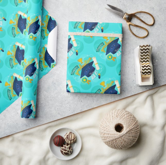 Papel De Presente Feliz Graduação Que Você Fez (Artesanato)