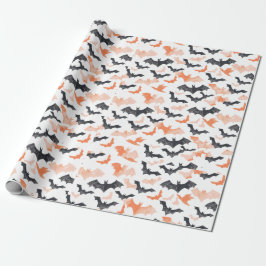 Papel De Presente Feliz Halloween Fofo e Assustador