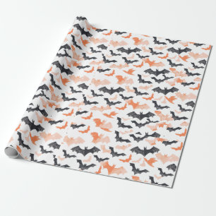 Papel De Presente Feliz Halloween Fofo e Assustador