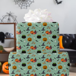Papel De Presente Feliz Halloween II Wrappaper