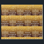 Papel De Presente Feliz Hanukkah Menorah<br><div class="desc">Celebre oito dias e oito noites do Festival das Luzes com cartões e presentes de Chanucá. O festival de luzes está aqui. Acenda a menorah,  brinque com o sonho e o banquete em latas e suganínos. Celebre o espírito de Chanucá com amigos,  familiares e entes queridos desejando-lhes Feliz Chanucá.</div>