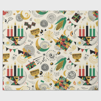 Papel De Presente Feliz Kwanzaa