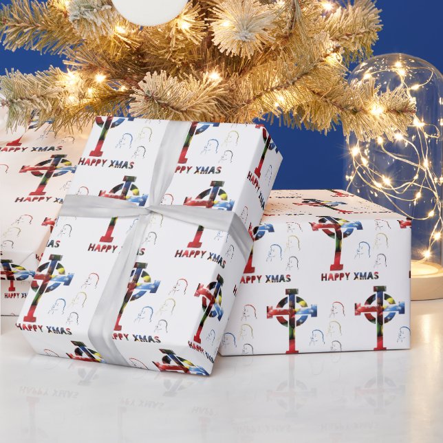 Papel De Presente Feliz Natal (Feriados)