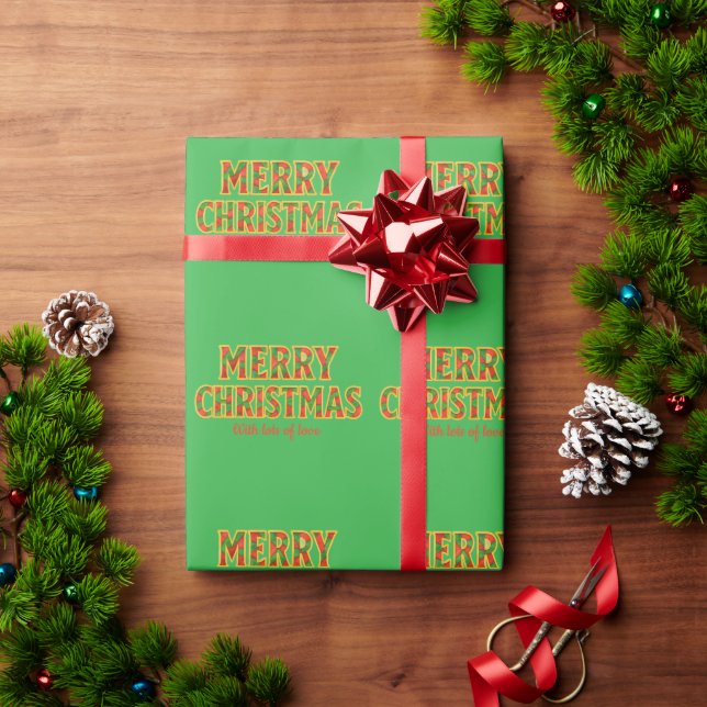 Papel De Presente Feliz Natal (Presente de Natal)