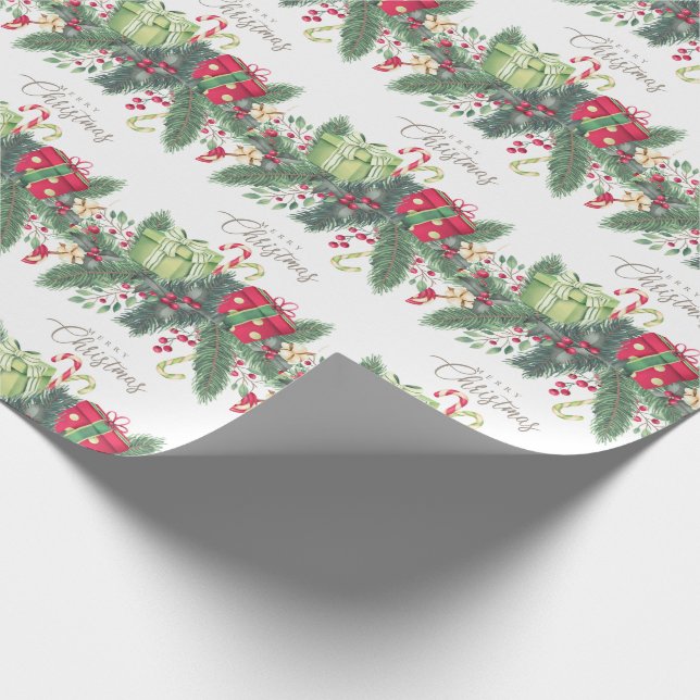 Papel De Presente Feliz Natal (Ponta)