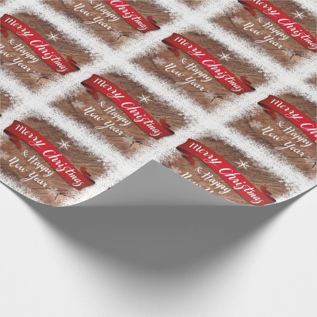 Papel De Presente Feliz Natal (Ponta)