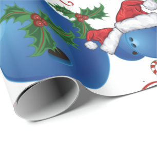 Papel De Presente Feliz Natal -    Bola de Natal