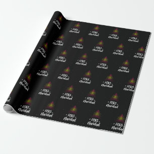 Papel De Presente Feliz Natal com bandeira espanhola