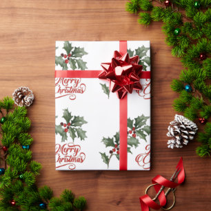 Papel De Presente Feliz Natal com o Livro Verde