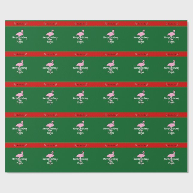 Papel De Presente Feliz Natal da Flórida (Aberto)
