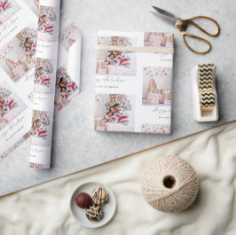 Papel De Presente Feliz Natal de Foto de Feriados Padrão