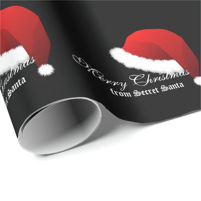 Papel De Presente Feliz Natal do papel de envolvimento do papai noel (Ponta do rolo)