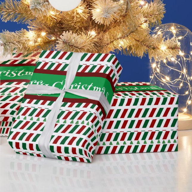 Papel De Presente Feliz Natal Elegante e moderno personalização (Feriados)