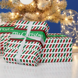 Papel De Presente Feliz Natal Elegante e moderno personalização