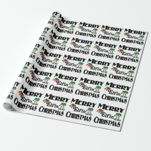 Papel De Presente Feliz Natal Elfin'