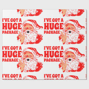 Papel De Presente Feliz Natal, Encapsulamento Enorme