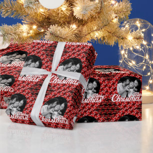 Papel De Presente Feliz Natal Familiar Cliente de Fotos