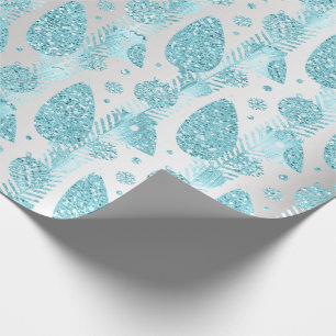 Papel De Presente Feliz Natal Feriados Cinza Árvore de Natal