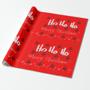 Papel De Presente Feliz Natal Festivo Design de presentes