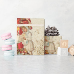 Papel De Presente Feliz Natal Festivo Design de presentes