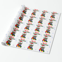 Papel De Presente Feliz Natal Gumballs