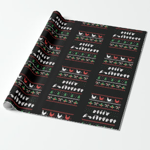 Papel De Presente Feliz Natal - Língua de Sinais Americana I
