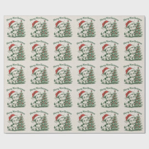 Papel De Presente Feliz Natal Moo