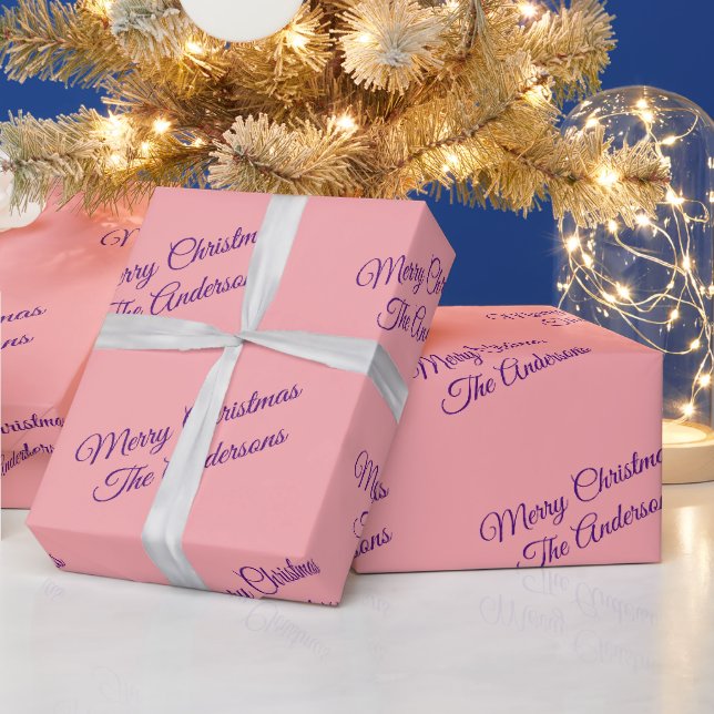 Papel De Presente Feliz Natal, Nomes, Roteiro no Pêssego (Feriados)