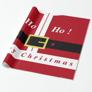 Papel De Presente Feliz Natal - Papai Noel - Presente Para Você
