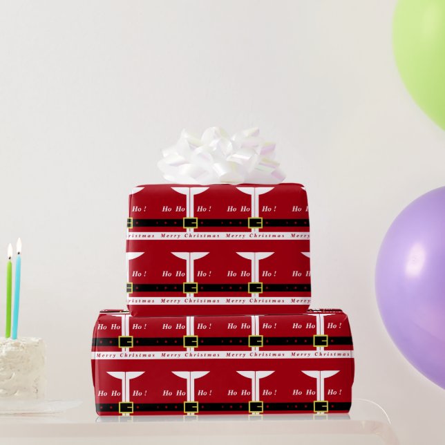 Papel De Presente Feliz Natal - Papai Noel - Presentes Para Todos (Presentes para festas)