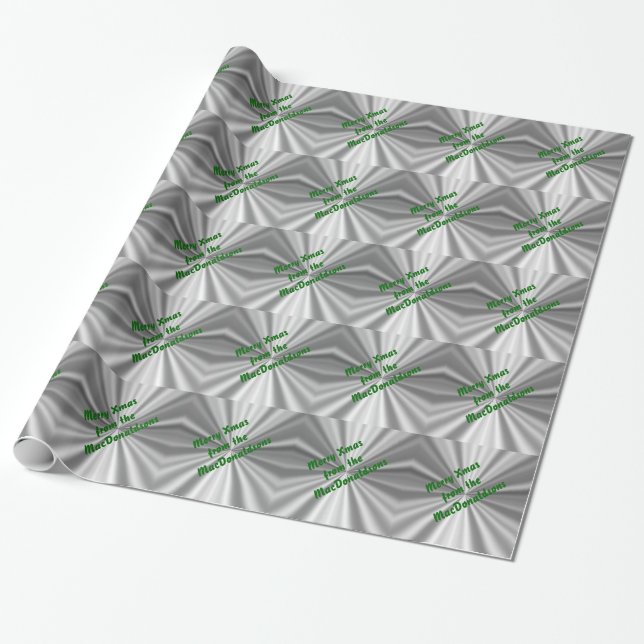 Papel De Presente Feliz Natal personalizado (Desenrolado)